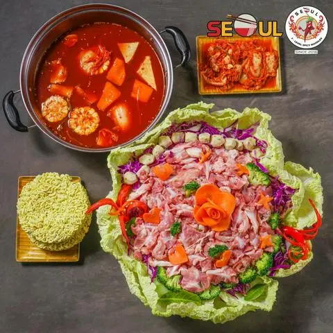 Hình ảnh Lẩu Kim Chi Sườn Sụn Nhỏ