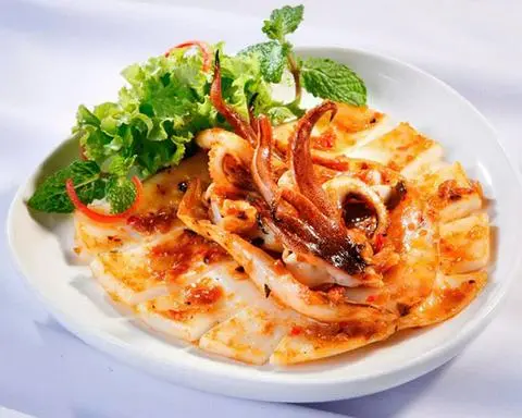 Hình ảnh Mực nướng sa tế