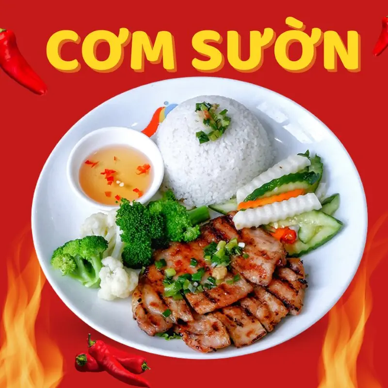 Hình ảnh Cơm sườn siêu ngon