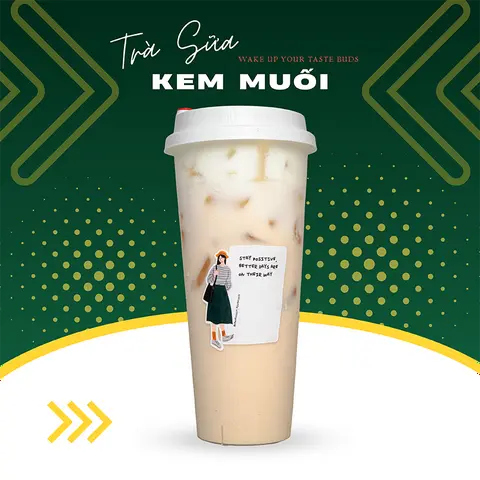 Hình ảnh Trà sữa kem muối