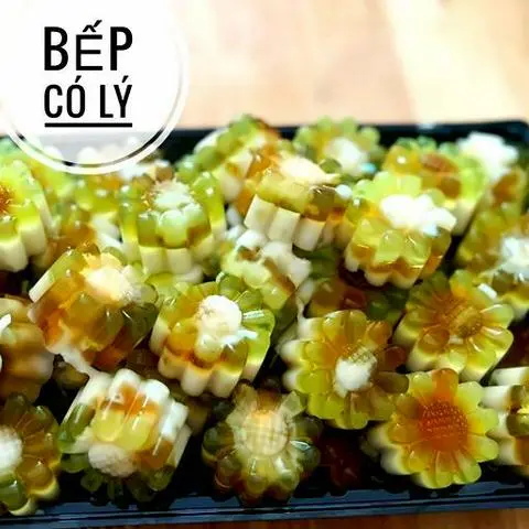 Hình ảnh Rau câu sơn thuỷ nhân flan 800g