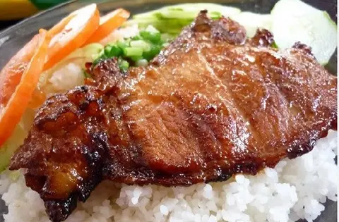 Hình ảnh Cơm sườn nướng
