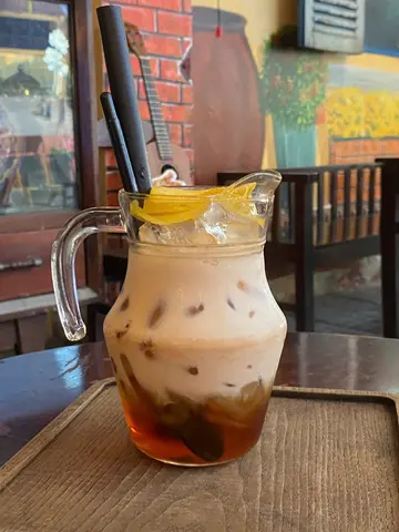 Hình ảnh Trà đào sữa
