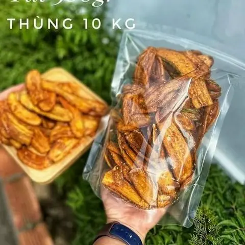 Hình ảnh Chuối sấy mè gừng