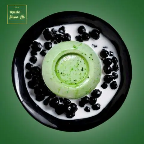 Hình ảnh Tàu hũ matcha trân châu