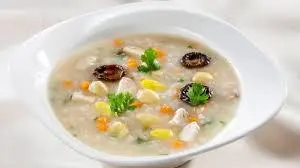 Hình ảnh Cháo thịt thỏ hầm củ sen