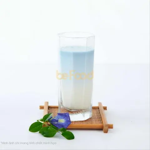 Hình ảnh Trà sữa hoa đậu biếc