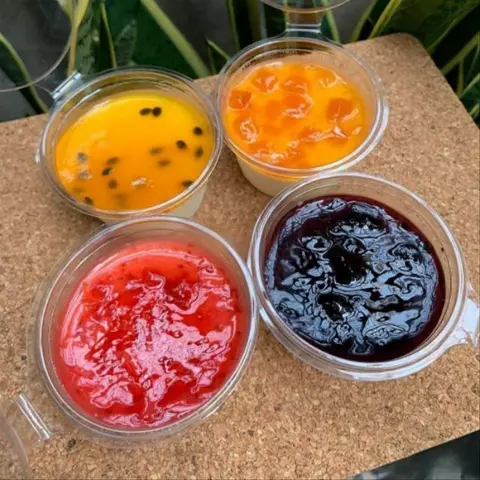 Hình ảnh Panna cotta việt quất