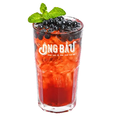 Hình ảnh Trà việt quất hạt boba