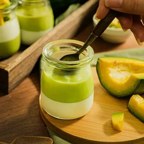 Hình ảnh Panna cotta bơ