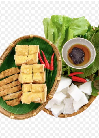 Hình ảnh Bún đậu mắm nêm chay