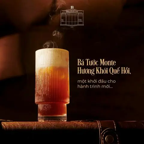 Hình ảnh Trà bá tước kem béo quế hồi khói