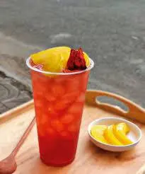 Hình ảnh Trà hibiscus đào
