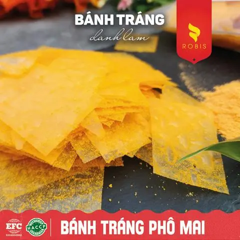Hình ảnh Bánh tráng vị phô mai - Gói 100gr