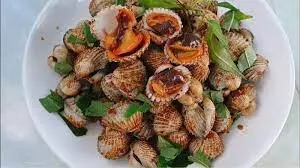 Hình ảnh Sò huyết rang muối