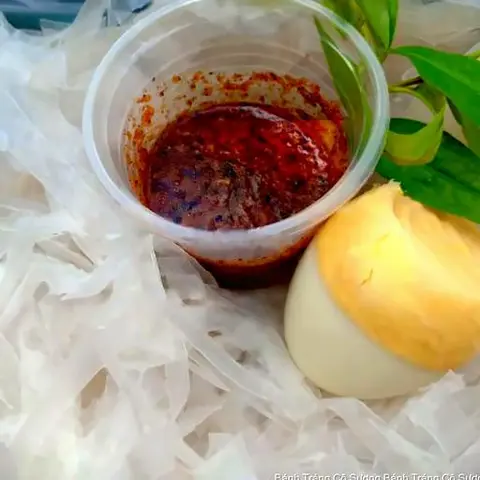 Hình ảnh Bánh tráng chấm - 1 trứng gà