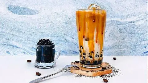 Hình ảnh Sữa tươi trân châu đường đen