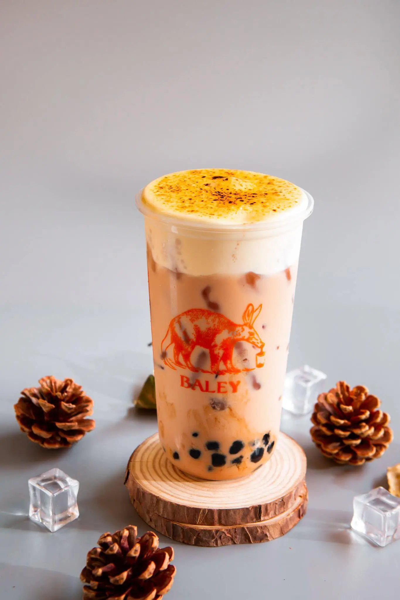 Hình ảnh Trà Oolong Sữa Kem Trứng Nướng