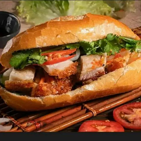 Hình ảnh Bánh mì heo quay