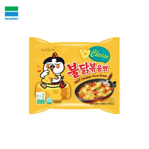 Hình ảnh Mỳ Xào Gà Cay Vị Phô Mai Samyang 140G