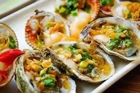 Hình ảnh Hàu nướng mỡ hành 1 con