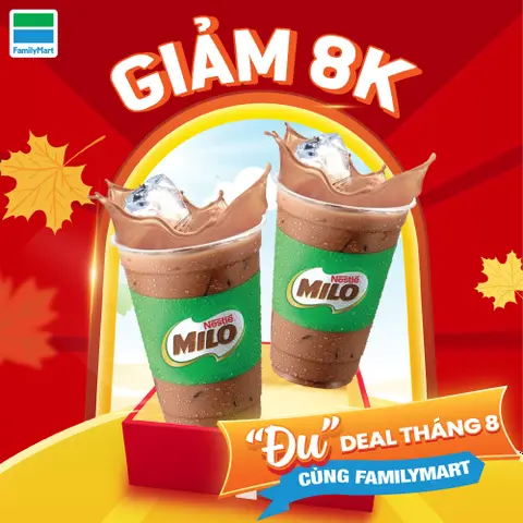 Hình ảnh Combo 2 Ly Milo Size L/Xl Bất Kỳ Giảm 8,000Đ