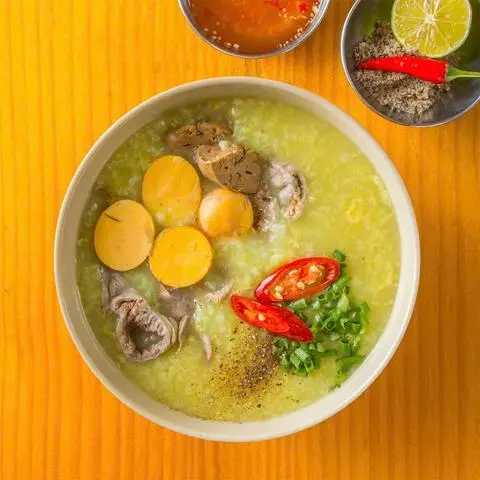 Hình ảnh Cháo lòng trứng non