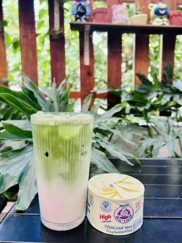 Hình ảnh Matcha sữa gấu
