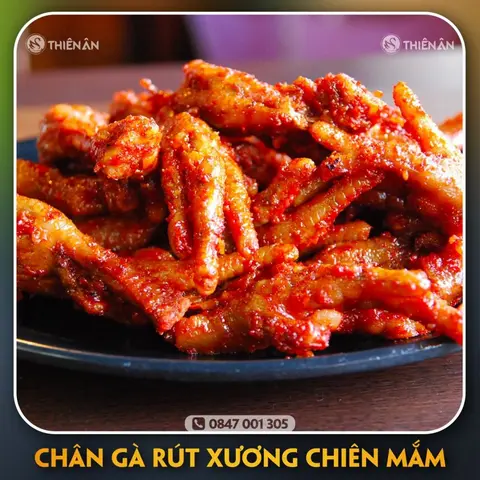 Hình ảnh Chân gà rút xương chiên mắm
