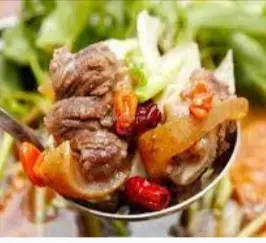 Hình ảnh Lẩu đuôi - gân - lá sách