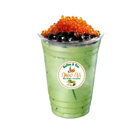 Hình ảnh Trà sữa song châu xanh