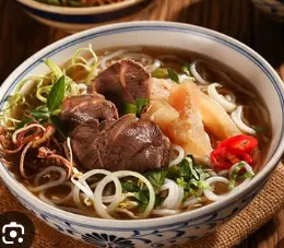 Hình ảnh Bún bò Huế nạm gân