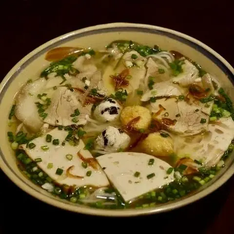 Hình ảnh Bún mọc thịt chả