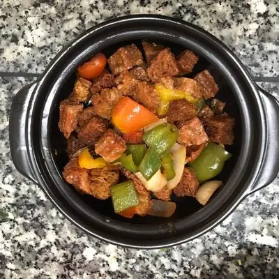 Hình ảnh Sườn xào chua ngọt chay - không cơm