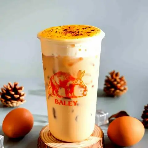 Hình ảnh Trà oolong sữa kem trứng nướng
