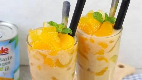 Hình ảnh Trà sữa cam
