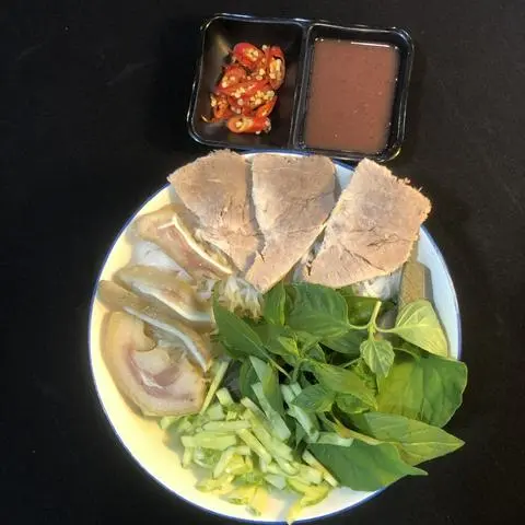 Hình ảnh Bún Mắm Tôm Nấu Chín.