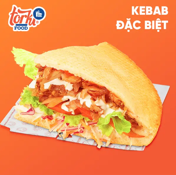 Hình ảnh Bánh Mì Kebab Thổ Nhĩ Kỳ Torki Đặc Biệt
