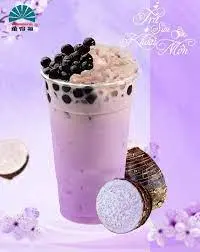 Hình ảnh Trà sữa khoai môn full topping
