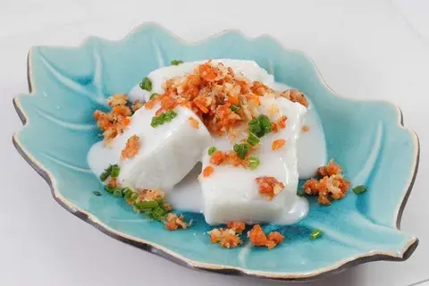 Hình ảnh Bánh đúc nước cốt dừa - chả