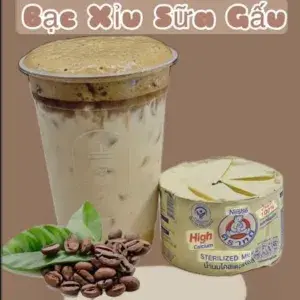 Hình ảnh Bạc xỉu sữa gấu