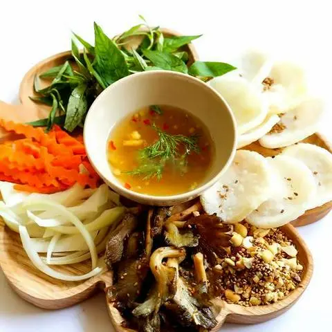 Hình ảnh Gỏi nấm bào ngư chay