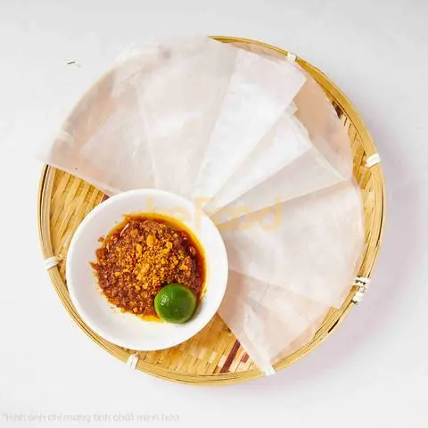 Hình ảnh Bánh tráng chấm muối sệt