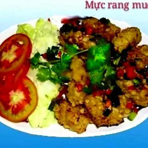 Hình ảnh Mực rang muối tiêu