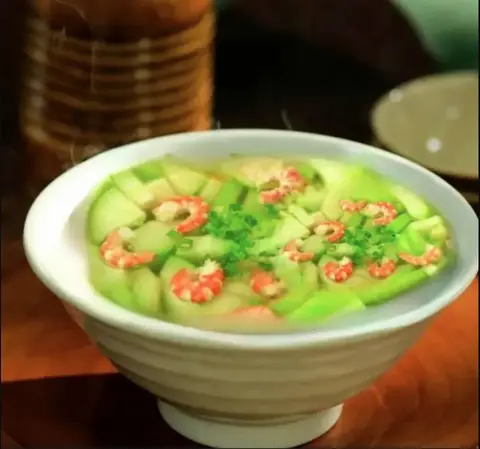Hình ảnh Canh mướp nấu tôm