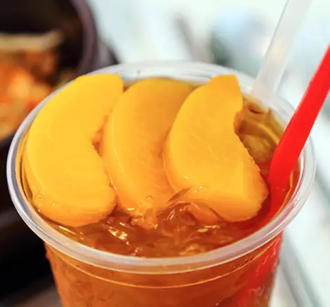 Hình ảnh Trà đào lớn