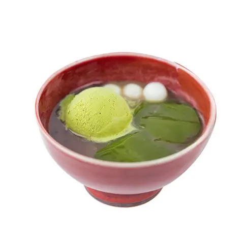 Hình ảnh Matcha jelly zenzai