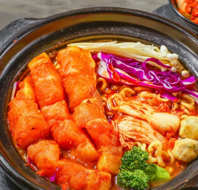 Hình ảnh Mì kim chi cá