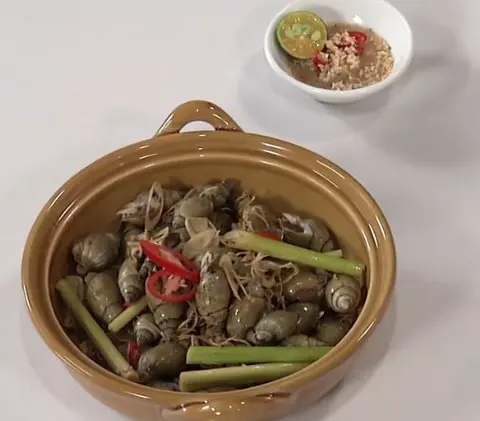 Hình ảnh Ốc cà na hấp sả