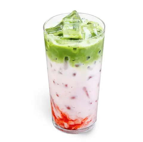 Hình ảnh Iced matcha strawberry milk